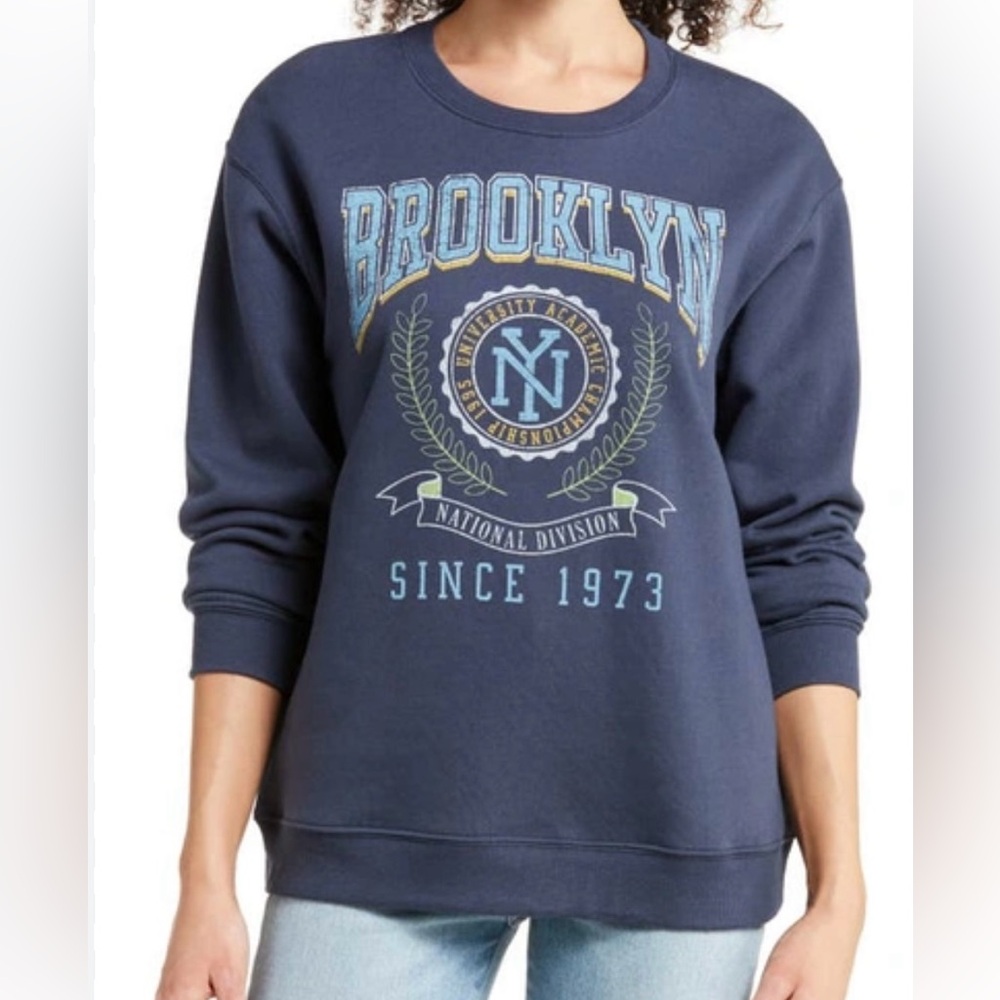 Vinyl Icons SZ Med Brooklyn sweatshirt‎ in Navy